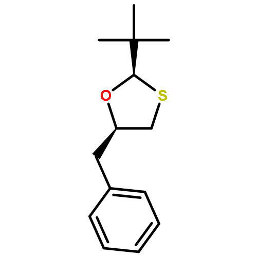 1,3-Oxathiolane, 2-(1,1-dimethylethyl)-5-(phenylmethyl)-, (2R,5R)-rel-