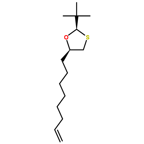 1,3-Oxathiolane, 2-(1,1-dimethylethyl)-5-(7-octenyl)-, (2R,5R)-rel-