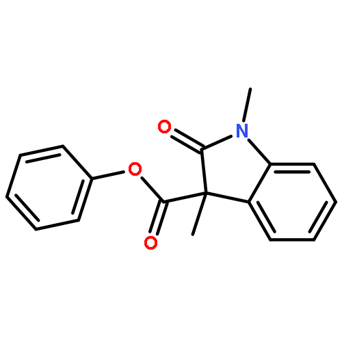 1H-Indole-3-carboxylic acid, 2,3-dihydro-1,3-dimethyl-2-oxo-, phenylester, (3S)-