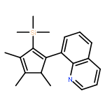 QUINOLINE, 8-[3,4,5-TRIMETHYL-2-(TRIMETHYLSILYL)-1,3-CYCLOPENTADIEN-1-YL]-