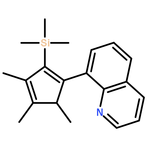 QUINOLINE, 8-[3,4,5-TRIMETHYL-2-(TRIMETHYLSILYL)-1,3-CYCLOPENTADIEN-1-YL]-