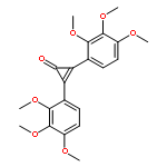 2-Cyclopropen-1-one, 2,3-bis(2,3,4-trimethoxyphenyl)-