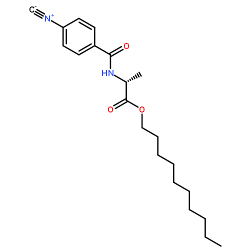 D-ALANINE, N-(4-ISOCYANOBENZOYL)-, DECYL ESTER