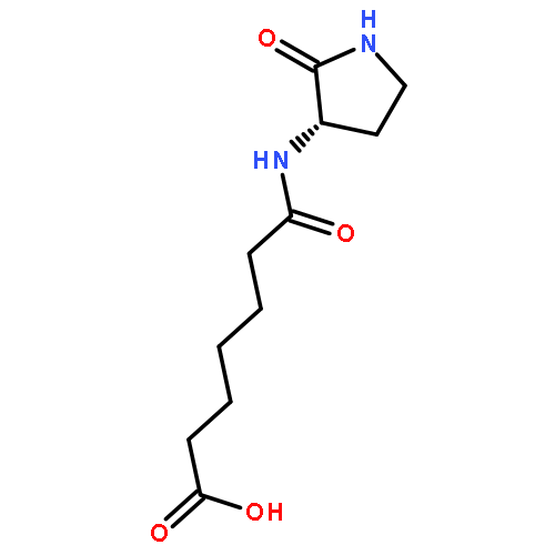 Heptanoic acid, 7-oxo-7-[[(3S)-2-oxo-3-pyrrolidinyl]amino]-