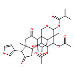 2,3-bis(acetyloxy)-17-(furan-3-yl)-1,7-dihydroxy-4,8,13-trimethyl-11,16-dioxohexadecahydro-4,10-(methanooxymethano)cyclopenta[a]phenanthren-20-yl 2-methylpropanoate