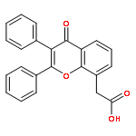 2-(4-oxo-2,3-diphenylchromen-8-yl)acetic Acid