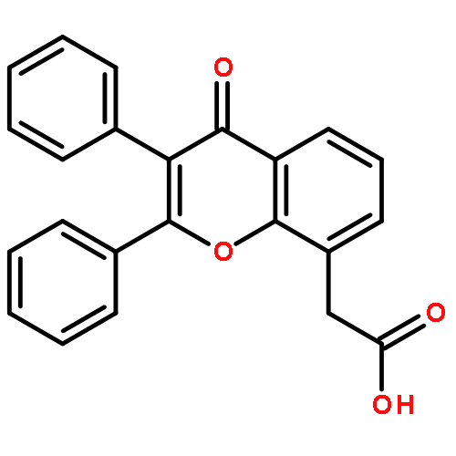 2-(4-oxo-2,3-diphenylchromen-8-yl)acetic Acid