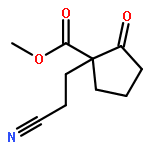 CYCLOPENTANECARBOXYLIC ACID, 1-(2-CYANOETHYL)-2-OXO-, METHYL ESTER