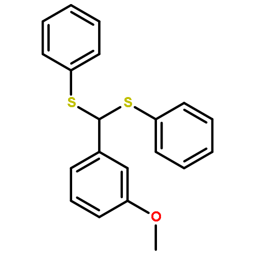 BENZENE, 1-[BIS(PHENYLTHIO)METHYL]-3-METHOXY-