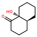 1(2H)-Naphthalenone, octahydro-8a-hydroxy-, cis-