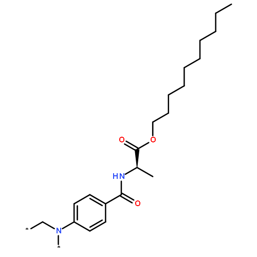 Poly[[[4-[[[(1R)-2-(decyloxy)-1-methyl-2-oxoethyl]amino]carbonyl]phenyl]i
mino]methylene]