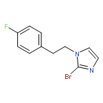 1H-Imidazole, 2-bromo-1-[2-(4-fluorophenyl)ethyl]-