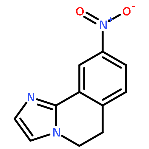 IMIDAZO[2,1-A]ISOQUINOLINE, 5,6-DIHYDRO-9-NITRO-