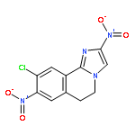 Imidazo[2,1-a]isoquinoline, 9-chloro-5,6-dihydro-2,8-dinitro-