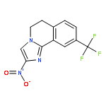 IMIDAZO[2,1-A]ISOQUINOLINE, 5,6-DIHYDRO-2-NITRO-9-(TRIFLUOROMETHYL)-