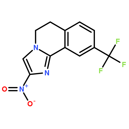 IMIDAZO[2,1-A]ISOQUINOLINE, 5,6-DIHYDRO-2-NITRO-9-(TRIFLUOROMETHYL)-