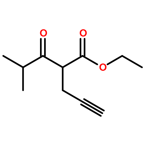 4-Pentynoic acid, 2-(2-methyl-1-oxopropyl)-, ethyl ester