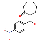 CYCLOHEPTANONE, 2-[HYDROXY(4-NITROPHENYL)METHYL]-