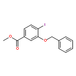 Benzoic acid, 4-iodo-3-(phenylmethoxy)-, methyl ester