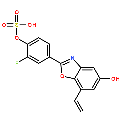 5-Benzoxazolol, 7-ethenyl-2-[3-fluoro-4-(sulfooxy)phenyl]-