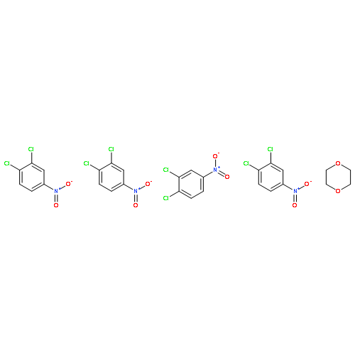 1,4-DIOXANE, COMPD. WITH 1,2-DICHLORO-4-NITROBENZENE (1:4)