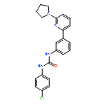 1-(4-Chloro-phenyl)-3-[3-(6-pyrrolidin-1-yl-pyridin-2-yl)-phenyl]-urea