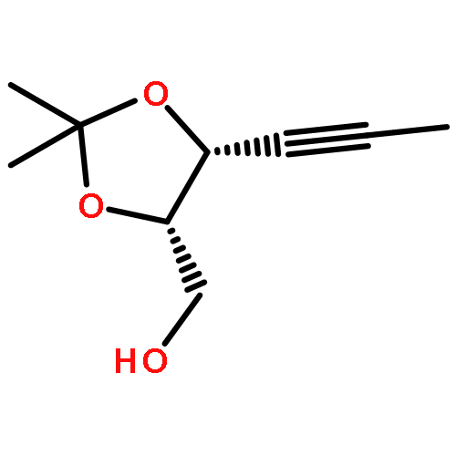 1,3-Dioxolane-4-methanol, 2,2-dimethyl-5-(1-propynyl)-, (4S,5R)-