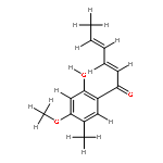 1-(2'-hydroxy-4'-methoxy-5'-methylphenyl)-2,4-E,E-hexadien-1-one