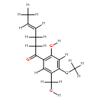 1-(2'-hydroxy-4'-methoxy-5'-hydroxymethylphenyl)-E-4-hexen-1-one