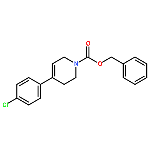 1(2H)-Pyridinecarboxylic acid, 4-(4-chlorophenyl)-3,6-dihydro-,phenylmethyl ester