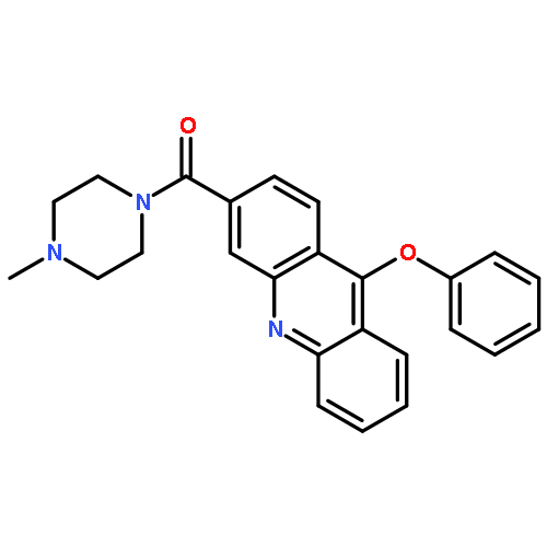 Piperazine, 1-methyl-4-[(9-phenoxy-3-acridinyl)carbonyl]-