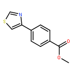 BENZOIC ACID, 4-(4-THIAZOLYL)-, METHYL ESTER