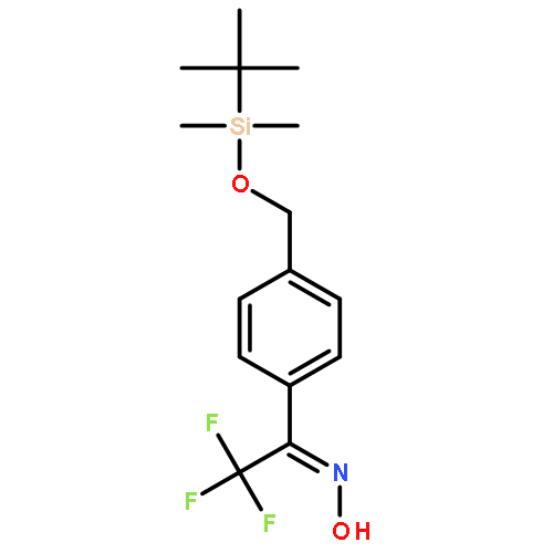 Ethanone,1-[4-[[[(1,1-dimethylethyl)dimethylsilyl]oxy]methyl]phenyl]-2,2,2-trifluoro-,oxime