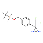 4-[3-(Trifluoromethyl)-3H-diaziridine]benzyl Alcohol tert-Butyl(dimethyl)silyl Ether