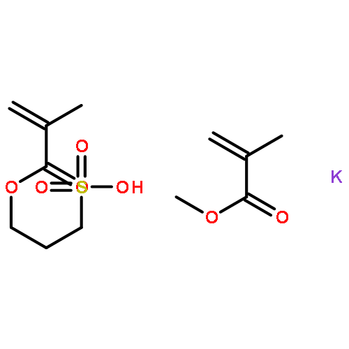 potassium; methyl 2-methylprop-2-enoate; 3-(2-methylprop-2-enoyloxy)propane-1-sulfonic acid