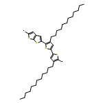 Poly[thieno[2,3-b]thiophene-2,5-diyl(4,4'-didodecyl[2,2'-bithiophene]-5,
5'-diyl)]