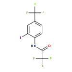 2,2,2-trifluoro-N-(2-iodo-4-trifluoromethylphenyl)acetamide