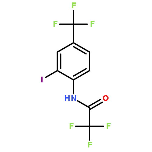 2,2,2-trifluoro-N-(2-iodo-4-trifluoromethylphenyl)acetamide