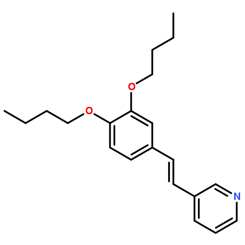 Pyridine, 3-[(1E)-2-(3,4-dibutoxyphenyl)ethenyl]-