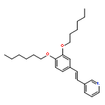 PYRIDINE, 3-[(1E)-2-[3,4-BIS(HEXYLOXY)PHENYL]ETHENYL]-