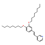 Pyridine, 3-[(1E)-2-[3,4-bis(octyloxy)phenyl]ethenyl]-