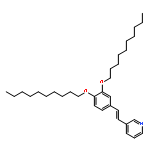 PYRIDINE, 3-[(1E)-2-[3,4-BIS(DECYLOXY)PHENYL]ETHENYL]-