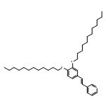 Pyridine, 3-[(1E)-2-[3,4-bis(dodecyloxy)phenyl]ethenyl]-