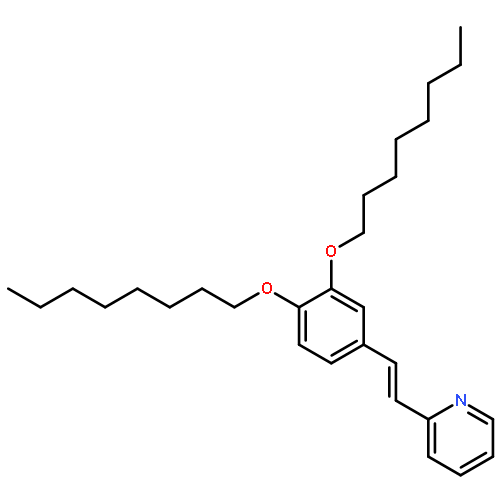 PYRIDINE, 2-[(1E)-2-[3,4-BIS(OCTYLOXY)PHENYL]ETHENYL]-