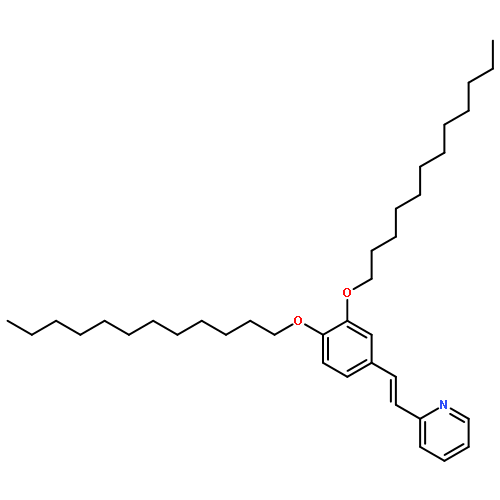 Pyridine, 2-[(1E)-2-[3,4-bis(dodecyloxy)phenyl]ethenyl]-