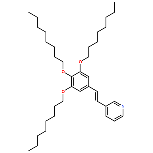 PYRIDINE, 3-[(1E)-2-[3,4,5-TRIS(OCTYLOXY)PHENYL]ETHENYL]-