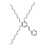 Pyridine, 2-[(1E)-2-[3,4,5-tris(octyloxy)phenyl]ethenyl]-