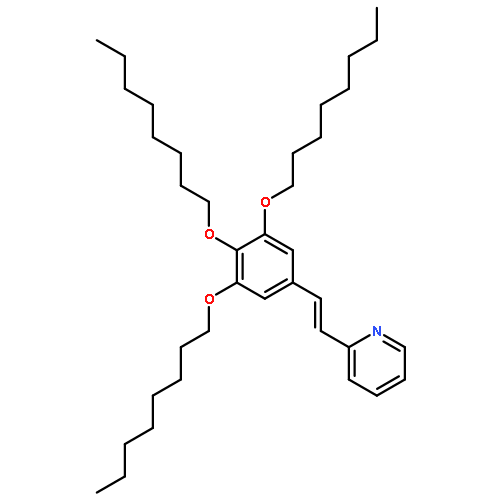 Pyridine, 2-[(1E)-2-[3,4,5-tris(octyloxy)phenyl]ethenyl]-