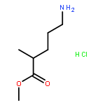 Pentanoic acid, 5-amino-2-methyl-, methyl ester, hydrochloride