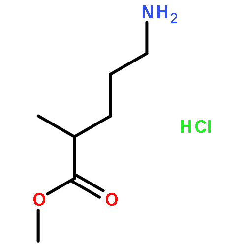 Pentanoic acid, 5-amino-2-methyl-, methyl ester, hydrochloride